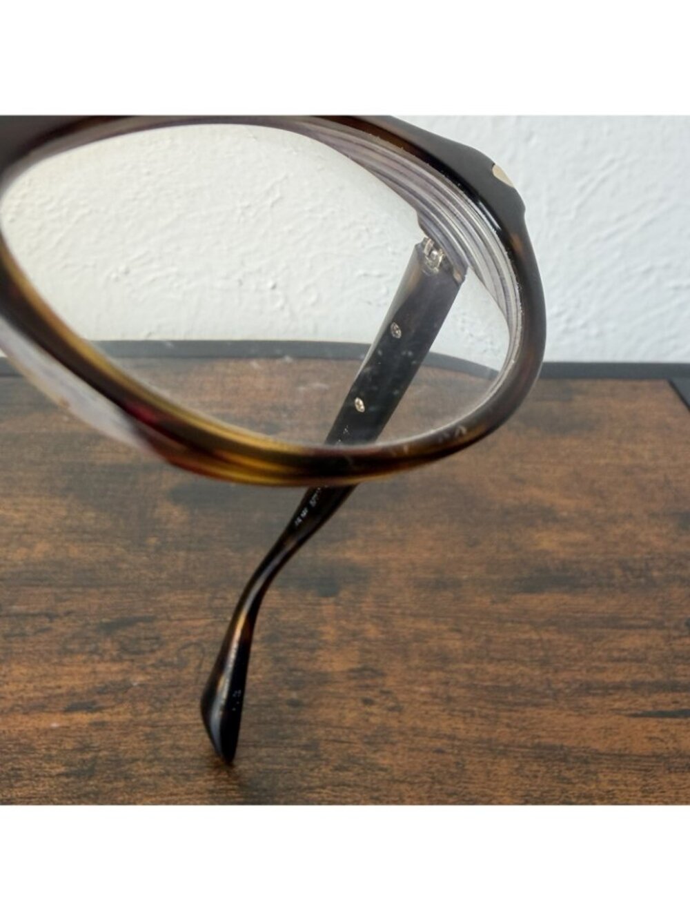 Prada Cat Eye Oval Brown Tortoise Women's RX Eyeglasses VPR 18P - Picture 6 of 15